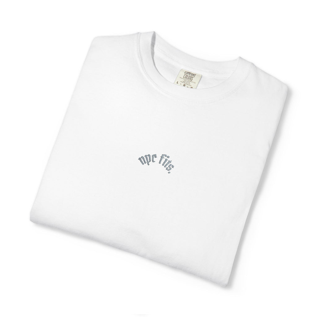npc fits.| t-shirt